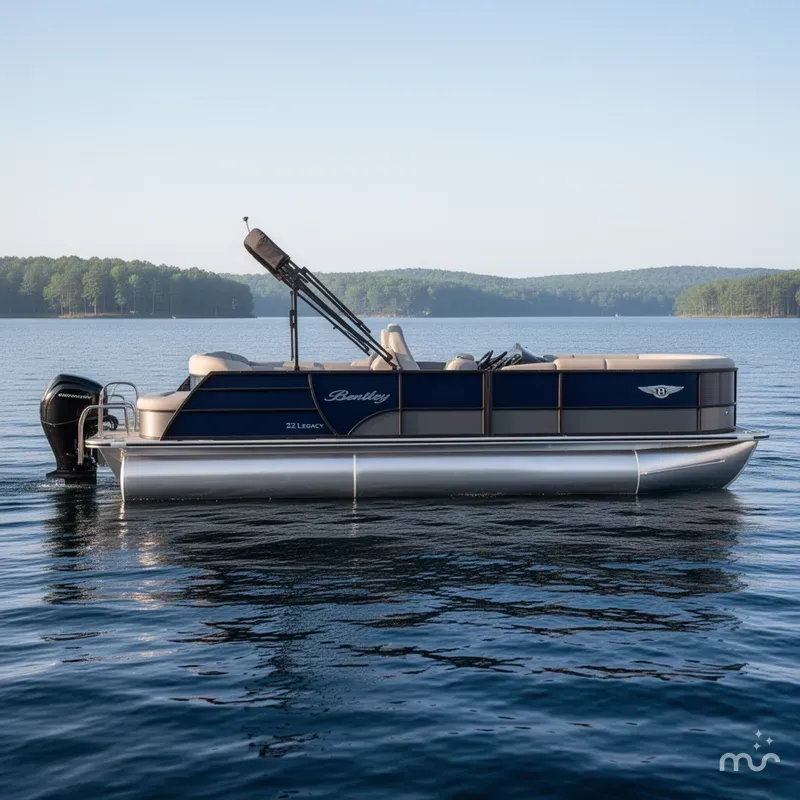 Slide: The Image of Bentley Pontoons LEGACY 223 QSB (QUAD SWINGBACK) 2024 - 0