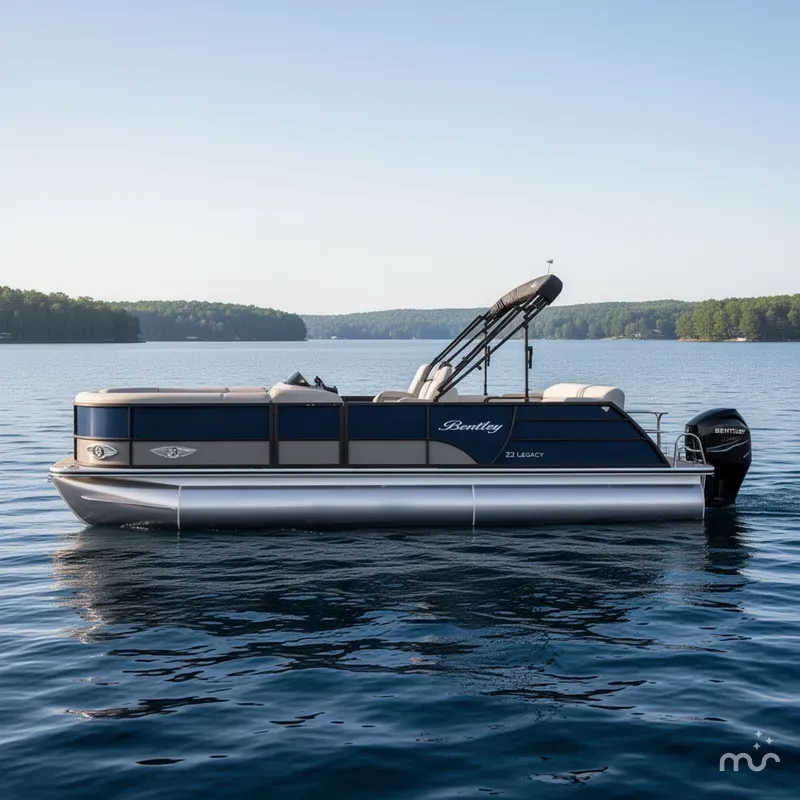 Slide: The Image of Bentley Pontoons LEGACY 223 QSB (QUAD SWINGBACK) 2024 - 1