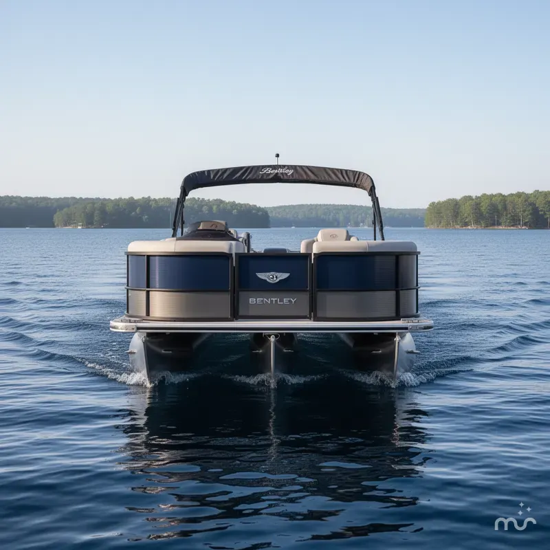 Slide: The Image of Bentley Pontoons LEGACY 223 QSB (QUAD SWINGBACK) 2024 - 2