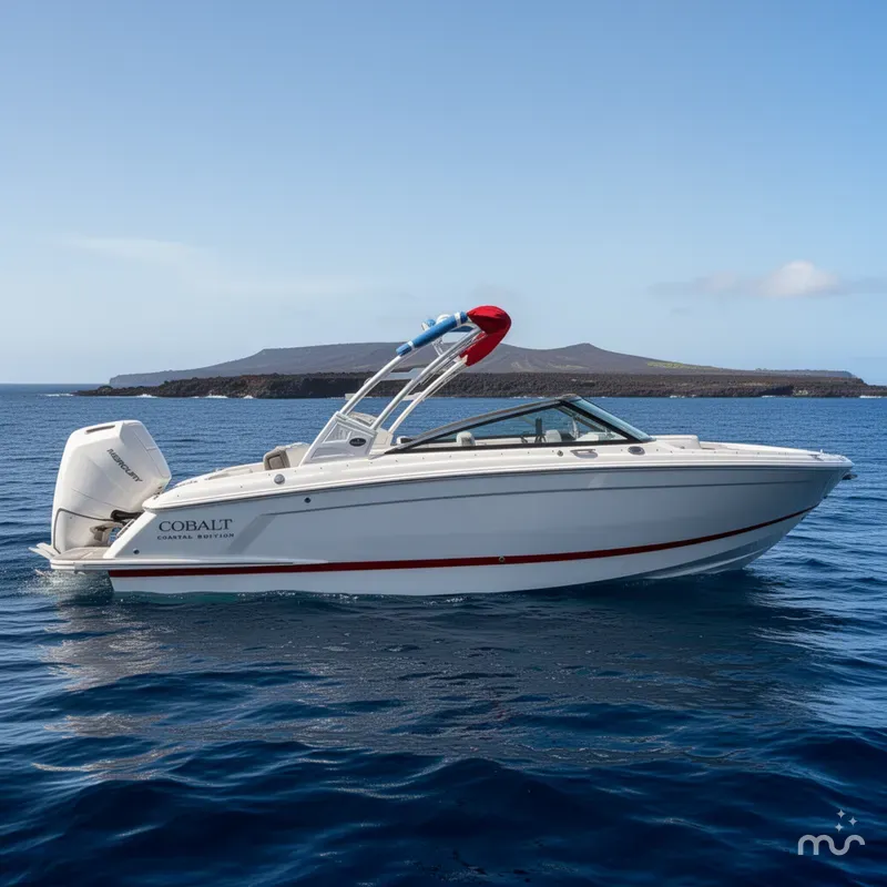 Slide: The Image of Cobalt R4 Outboard 2025 - 2