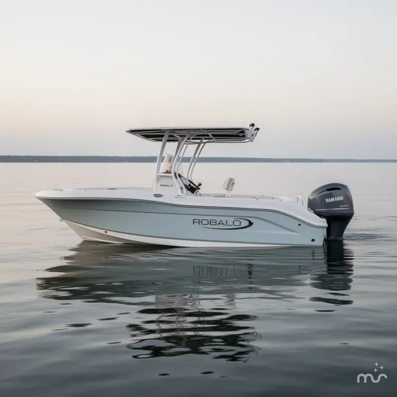 Slide: The Image of Robalo Explorer R202EX In Stock Trailer Included 2025 - 0
