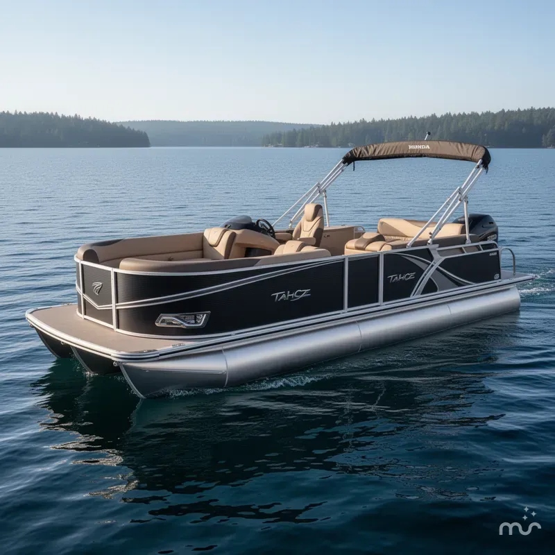 Slide: The Image of Tahoe LTZ 2385 Cruise Rear Bench (CRB) & Honda 4-Stroke 2025 - 0