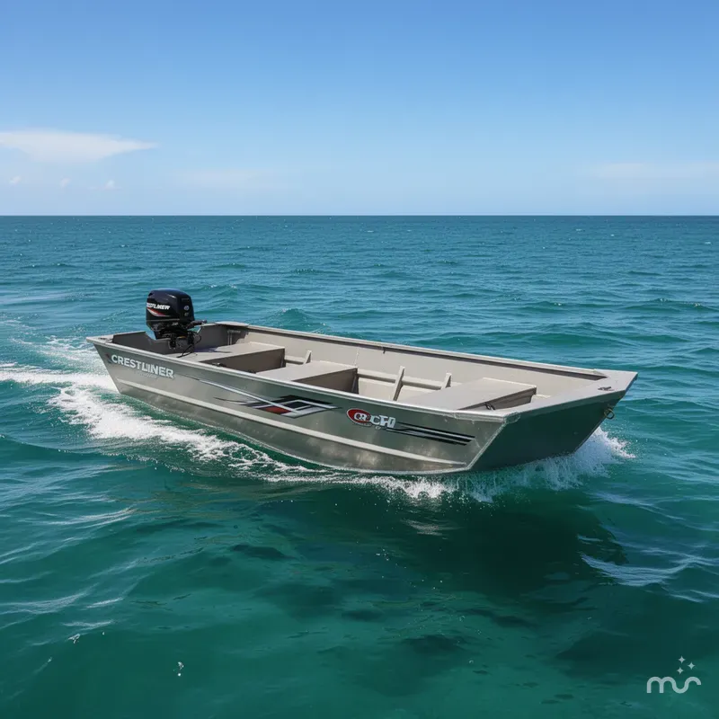 Slide: The Image of Crestliner 1436L CR Jon 2024 - 2