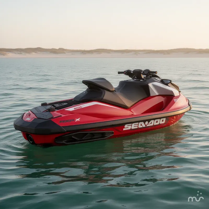 Slide: The Image of Sea-Doo RXP-X 325 Ibr Fiery Red Premium 2024 - 1