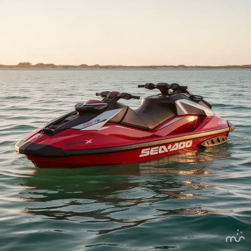 Slide: The Image of Sea-Doo RXP-X 325 Ibr Fiery Red Premium 2024 - 2