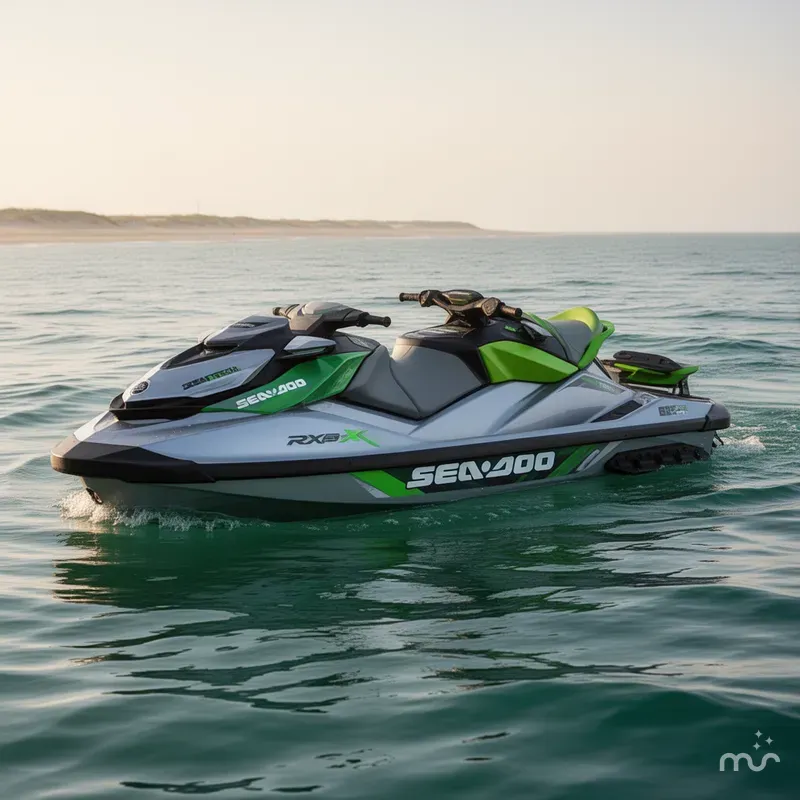 Slide: The Image of Sea-Doo RXP®-X® 325 iBR Ice Metal/Green Tech, BRP Premiu 2024 - 0