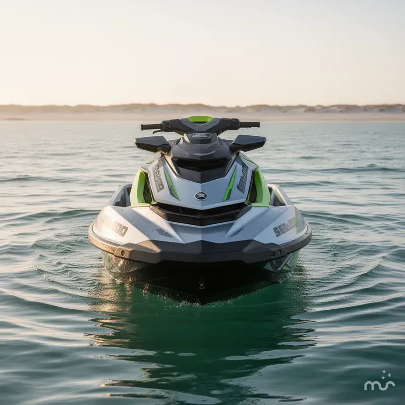 Slide: The Image of Sea-Doo RXP®-X® 325 iBR Ice Metal/Green Tech, BRP Premiu 2024 - 1