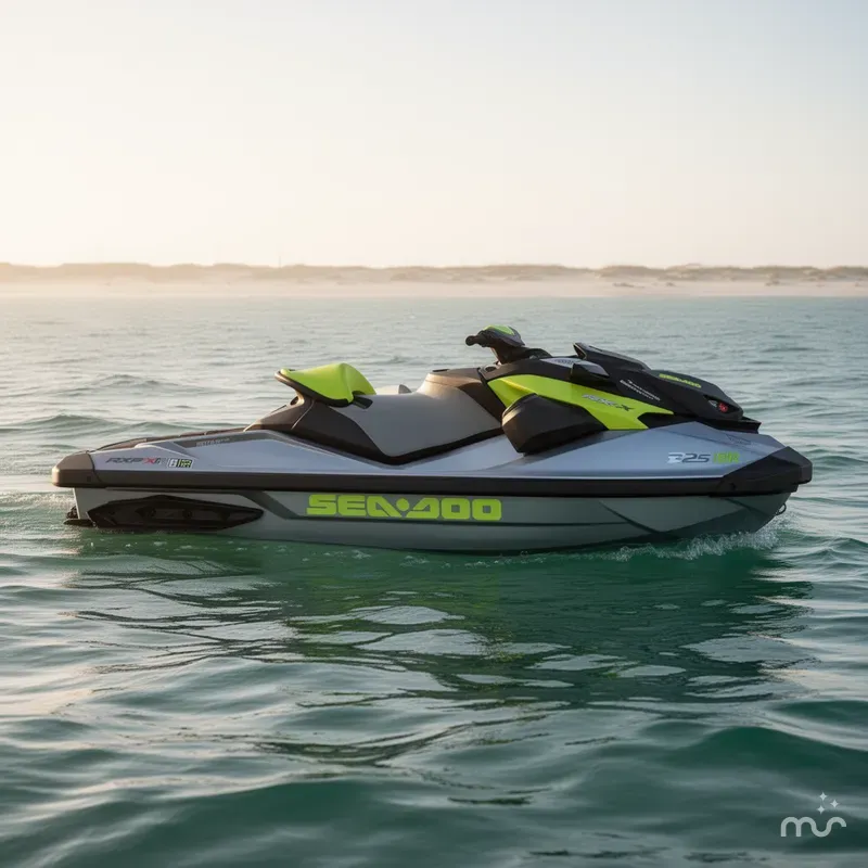 Slide: The Image of Sea-Doo RXP®-X® 325 iBR Ice Metal/Green Tech, BRP Premiu 2024 - 0