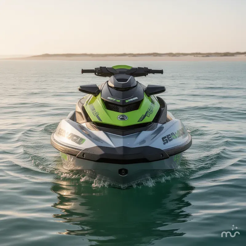 Slide: The Image of Sea-Doo RXP®-X® 325 iBR Ice Metal/Green Tech, BRP Premiu 2024 - 1