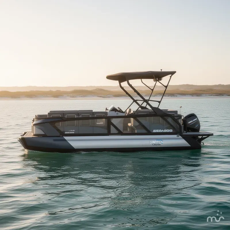 Slide: The Image of Sea-Doo Switch® Cruise 21 - 230 hp Galvanized 2024 - 0