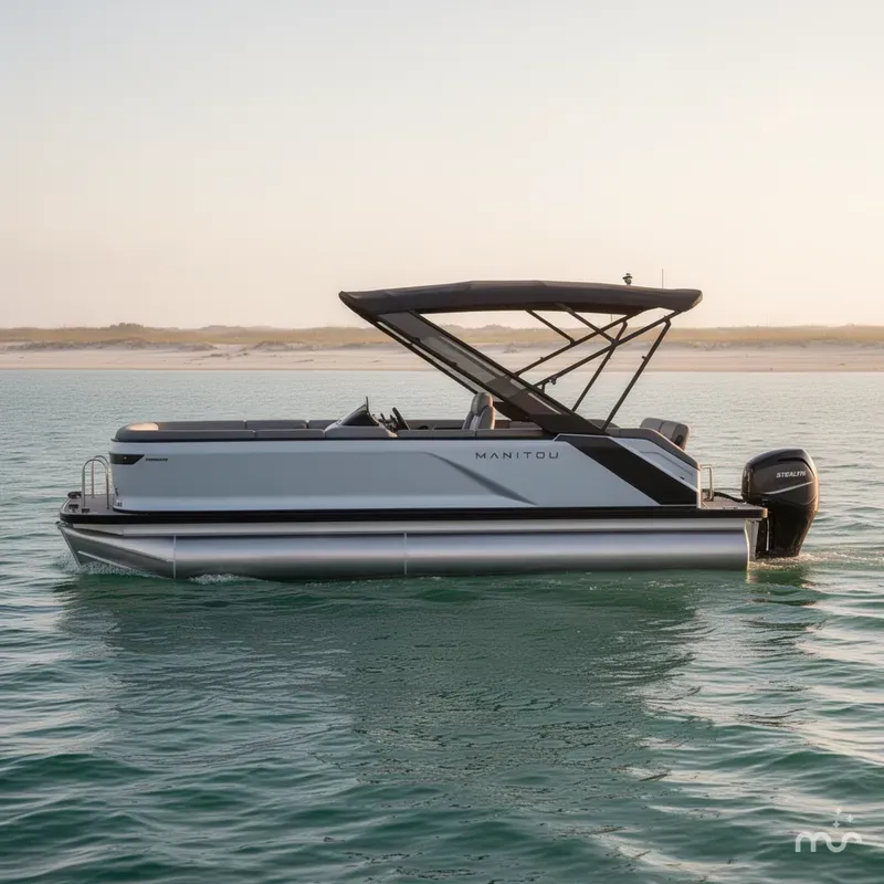 Slide: The Image of Manitou 22' CRUISE BENCH STEALTH 2024 - 1