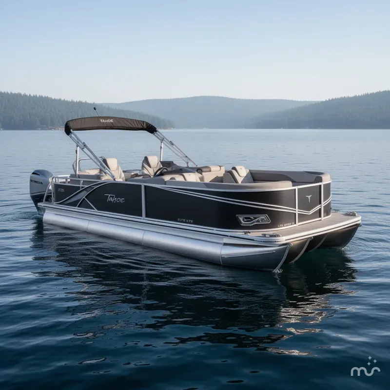 Slide: The Image of Tahoe LTZ 2385 Elite Tritoon & Honda 4-Stroke EFI 2025 - 0