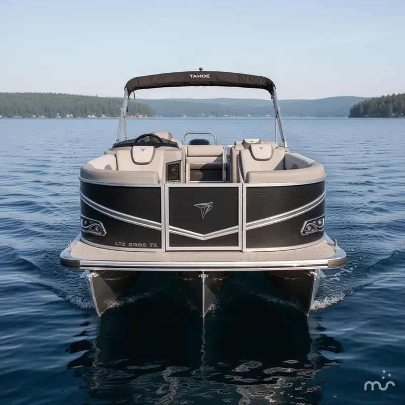 Slide: The Image of Tahoe LTZ 2385 Elite Tritoon & Honda 4-Stroke EFI 2025 - 1