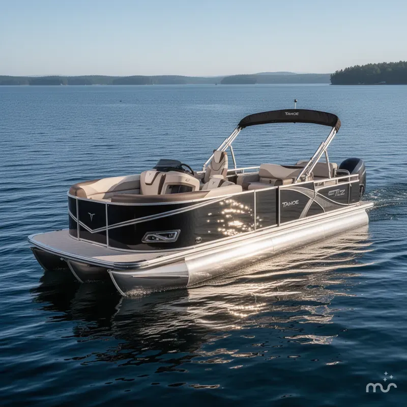 Slide: The Image of Tahoe LTZ 2385 Swingback (VRL) & Honda 4-Stroke EFI 2025 - 2