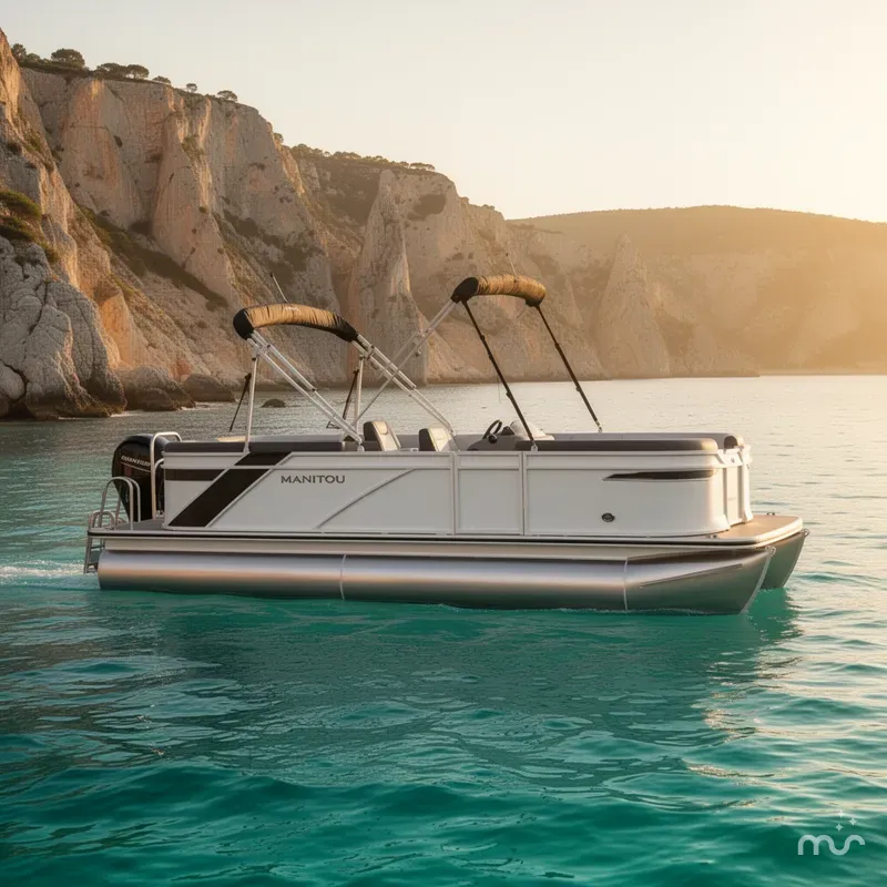 Slide: The Image of Manitou Cruise 22 Bench Twin Tube 2025 - 2