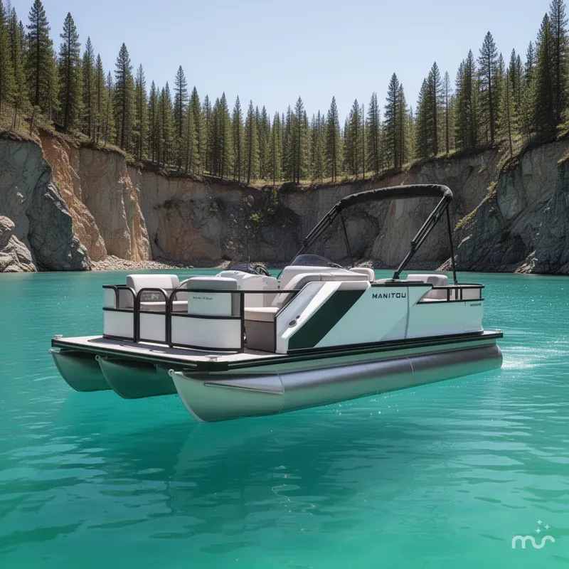 Slide: The Image of Manitou Cruise 20 Bench Twin Tube 2025 - 2