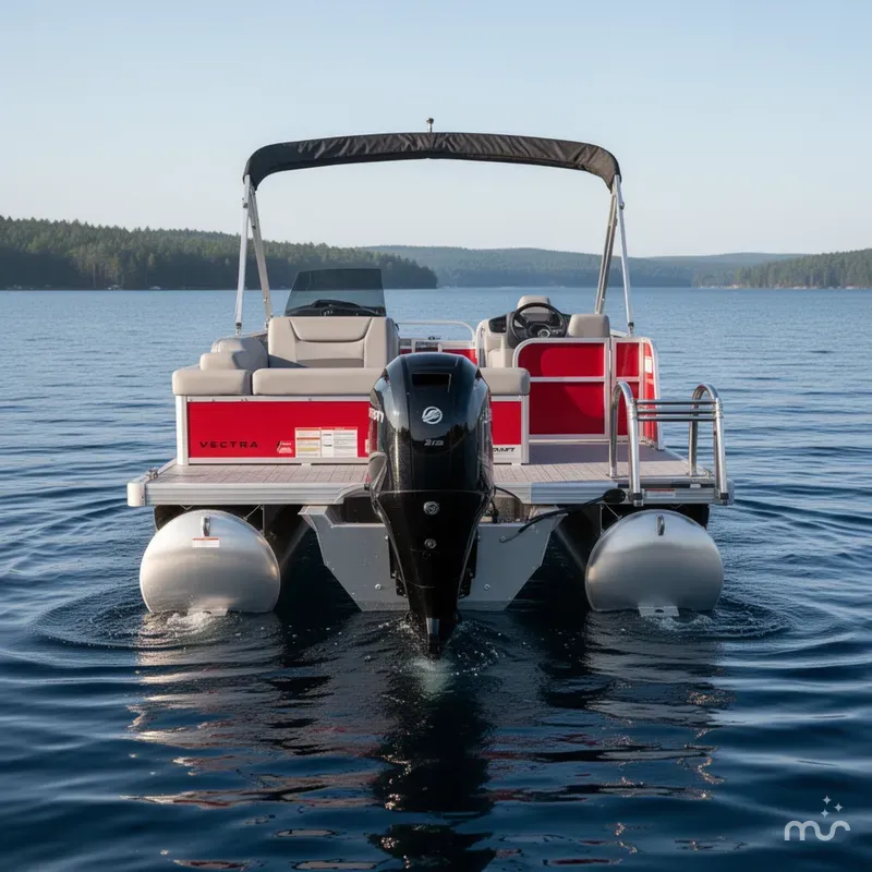 Slide: The Image of Princecraft Vectra 21 RL Swingback SS Pontoon & Mercury 4-Stro 2025 - 0