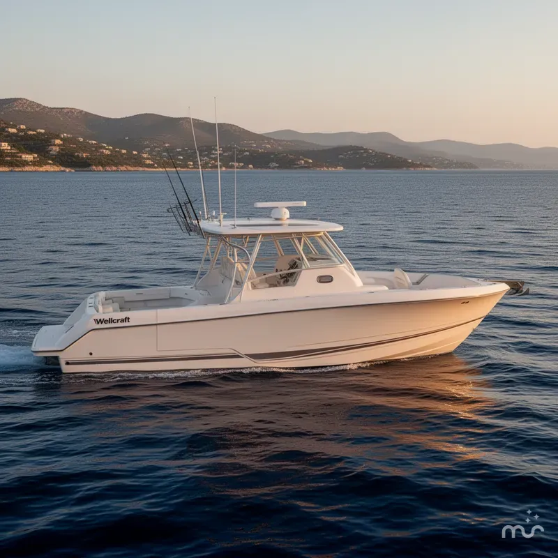 Slide: The Image of Wellcraft 38 T-Top 2026 - 2