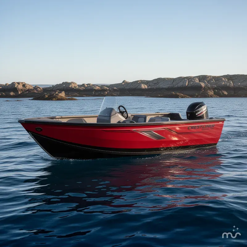 Slide: The Image of Crestliner 1650 Pro Tiller 2025 - 2