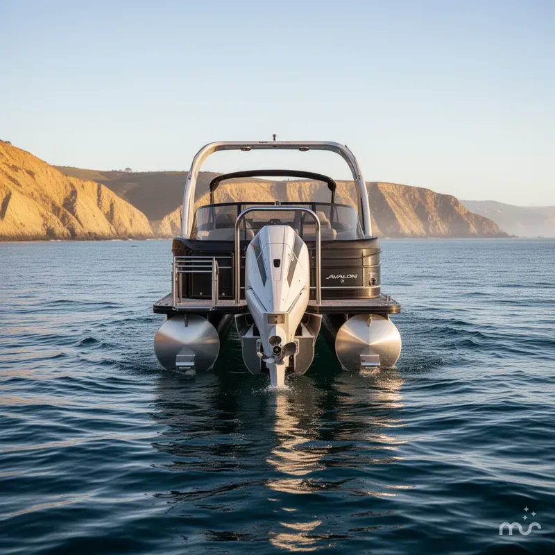 Slide: The Image of Avalon 27' Excalibur Carbon Series Elite Windshield w/ 500HP Mercury! 2025 - 3