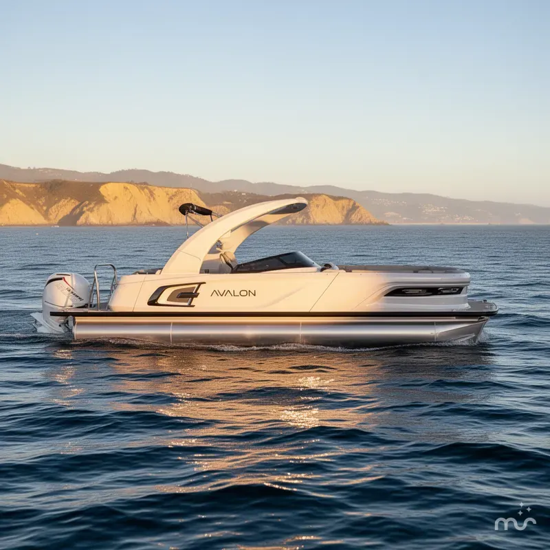 Slide: The Image of Avalon 27' Excalibur Carbon Series Elite Windshield w/ 500HP Mercury! 2025 - 4