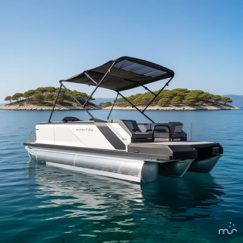 Slide: The Image of Manitou Cruise 20 Max Bench 2025 - 2