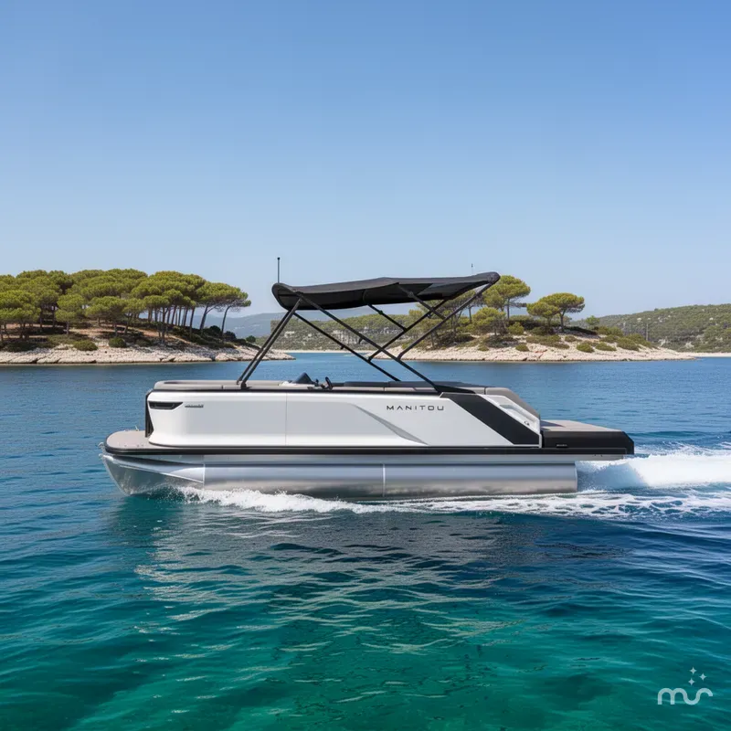 Slide: The Image of Manitou Cruise 20 Max Bench 2025 - 4