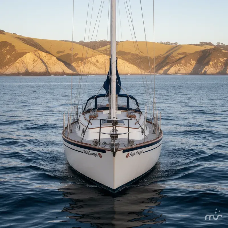 Slide: The Image of Pacific Seacraft PS37 1987 - 1