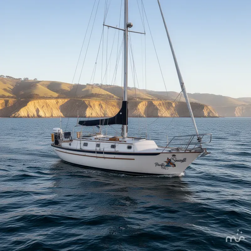 Slide: The Image of Pacific Seacraft PS37 1987 - 2