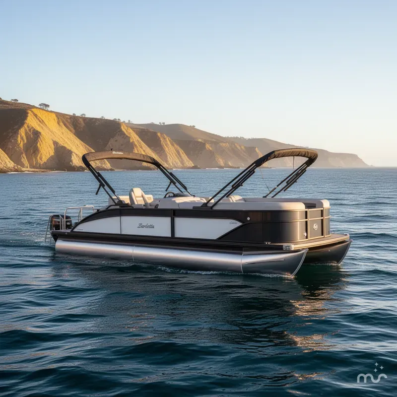 Slide: The Image of Barletta Cabrio Ultra-Lounge C24U w/ 150HP Mercury! 2025 - 0