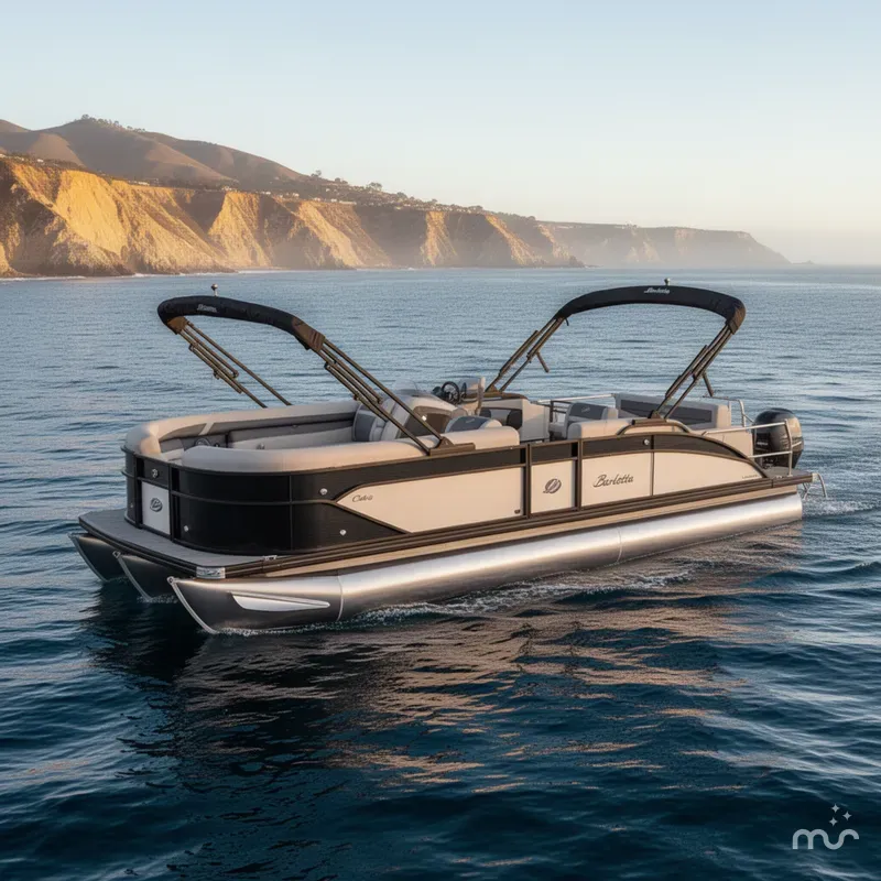 Slide: The Image of Barletta Cabrio Ultra-Lounge C24U w/ 150HP Mercury! 2025 - 1
