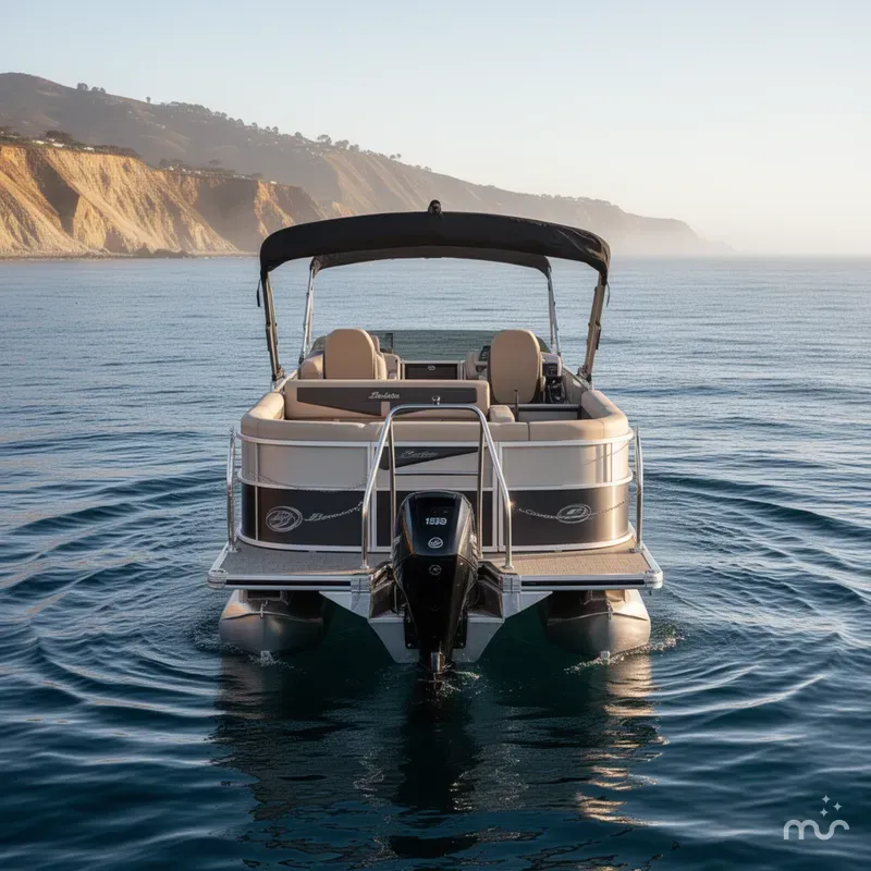 Slide: The Image of Barletta Cabrio Ultra-Lounge C24UC w/ 150HP Mercury! 2025 - 2