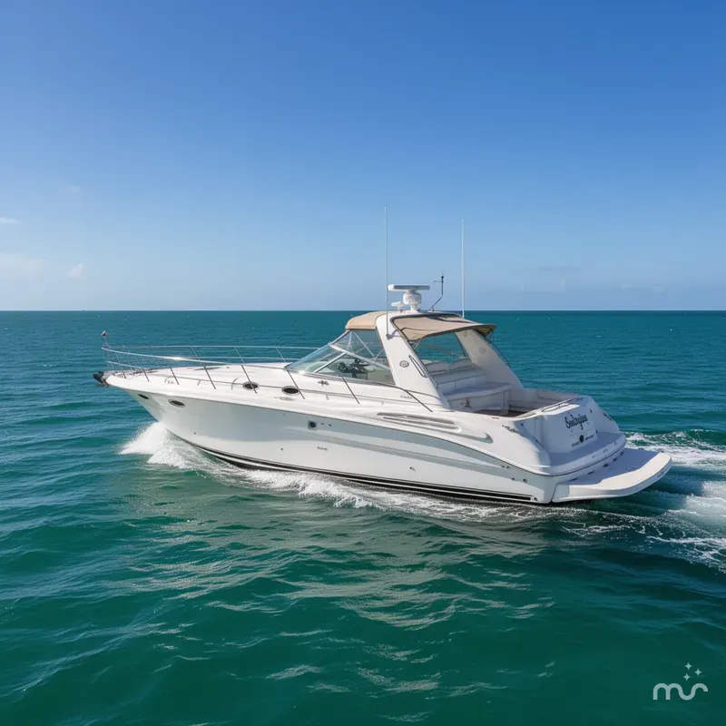 Slide: The Image of Sea Ray 400 Sundancer 1998 - 0