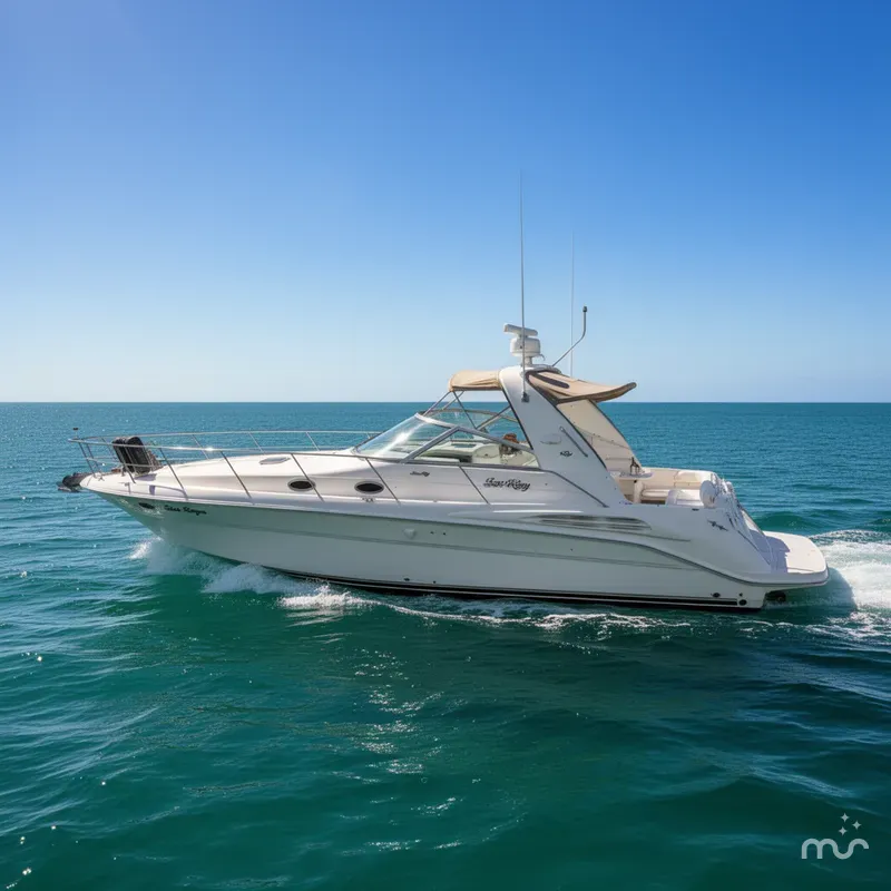 Slide: The Image of Sea Ray 400 Sundancer 1998 - 1
