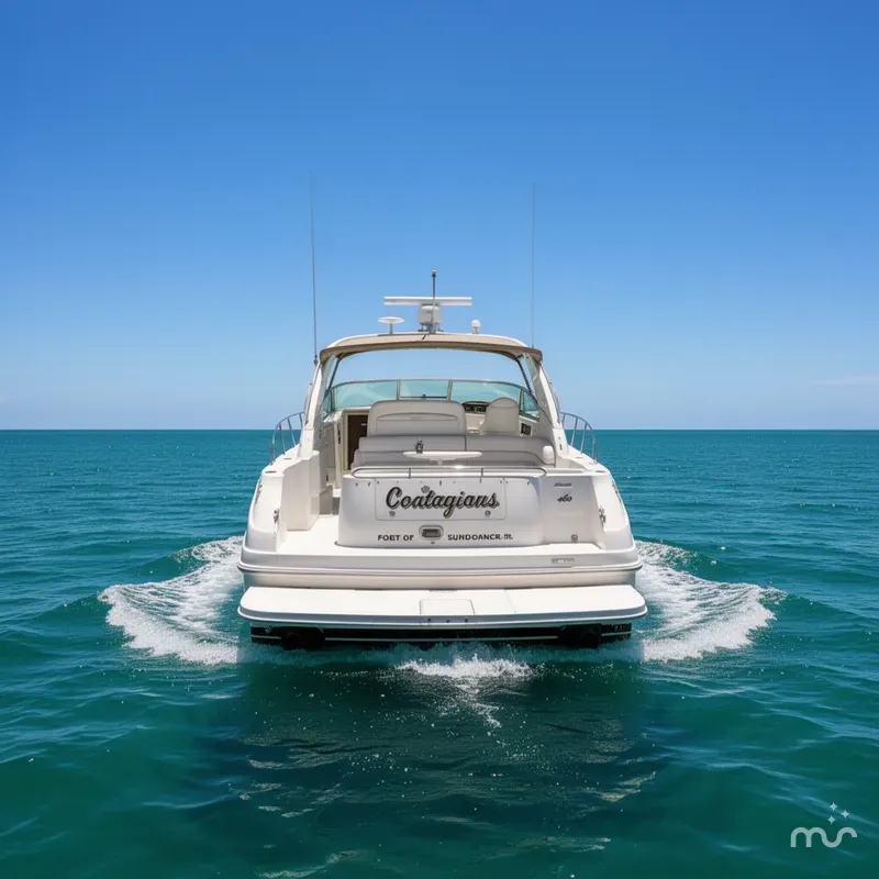 Slide: The Image of Sea Ray 400 Sundancer 1998 - 2