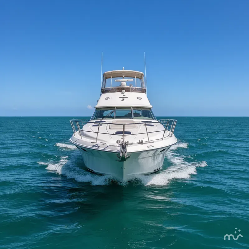 Slide: The Image of Sea Ray 400 Sundancer 1998 - 3
