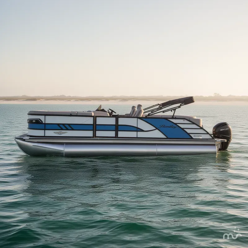 Slide: The Image of Bentley Pontoons 223 Elite Admiral FULL TRITOON 2025 - 2