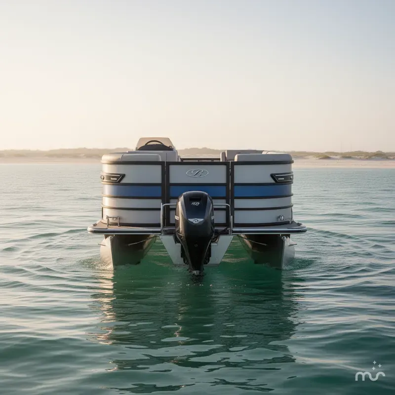 Slide: The Image of Bentley Pontoons 223 Elite Admiral FULL TRITOON 2025 - 3