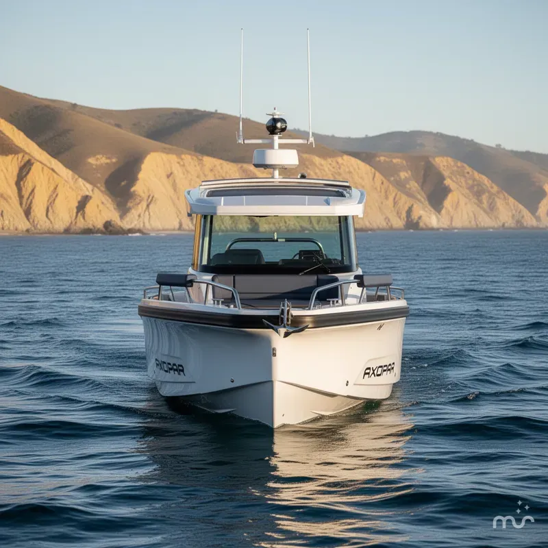 Slide: The Image of Axopar AX29 XC Cross Cabin U-Sofa 2025 - 1