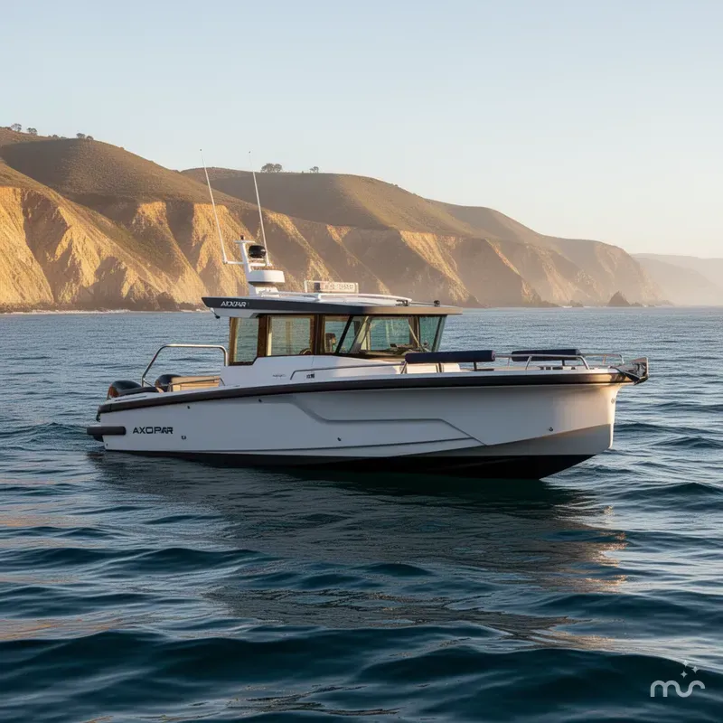 Slide: The Image of Axopar 29 XC Cross Cabin Wet Bar 2025 - 0