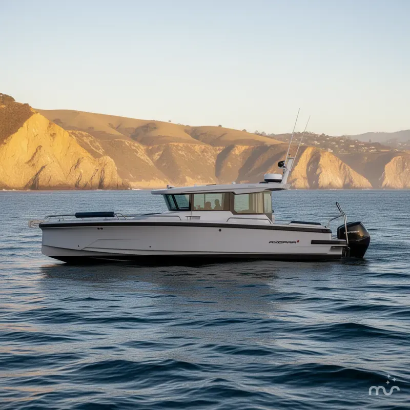 Slide: The Image of Axopar 29 XC Cross Cabin Wet Bar 2025 - 3