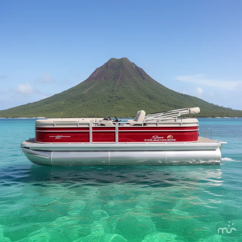 Slide: The Image of Sun Tracker Party Barge 22 XP3 2025 - 2