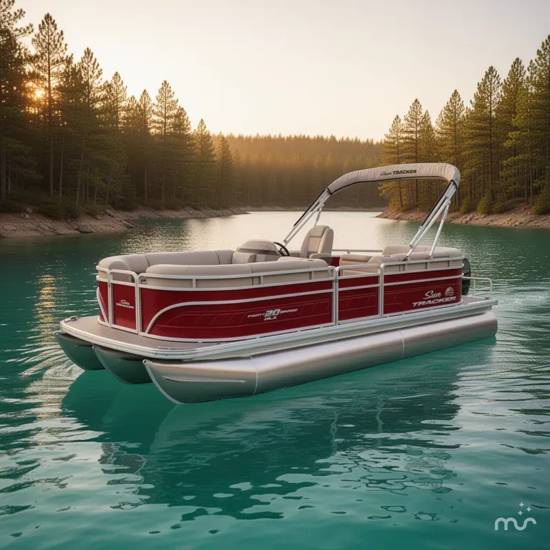 The Image of Sun Tracker Party Barge 20 DLX 2025 - 0