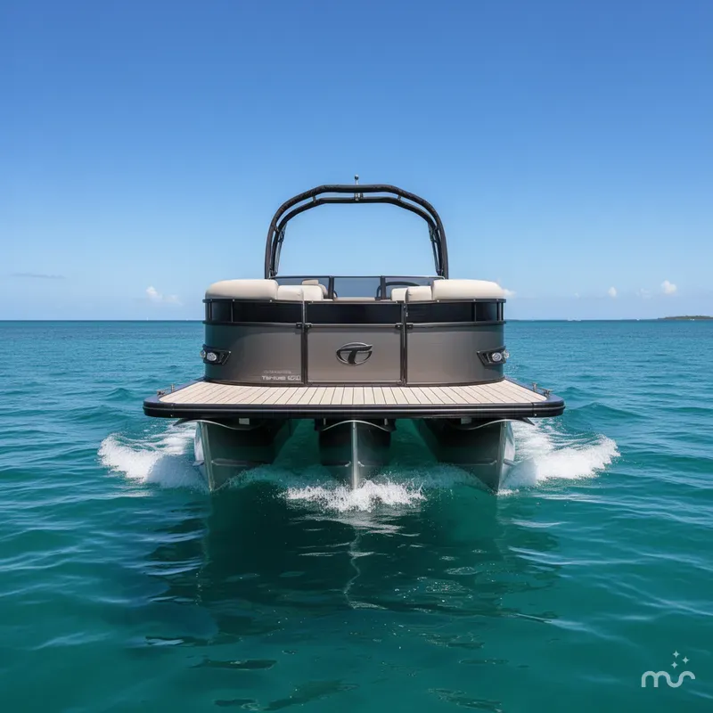 Slide: The Image of Tahoe 31 foot With twin 300 hp engines 2023 - 1