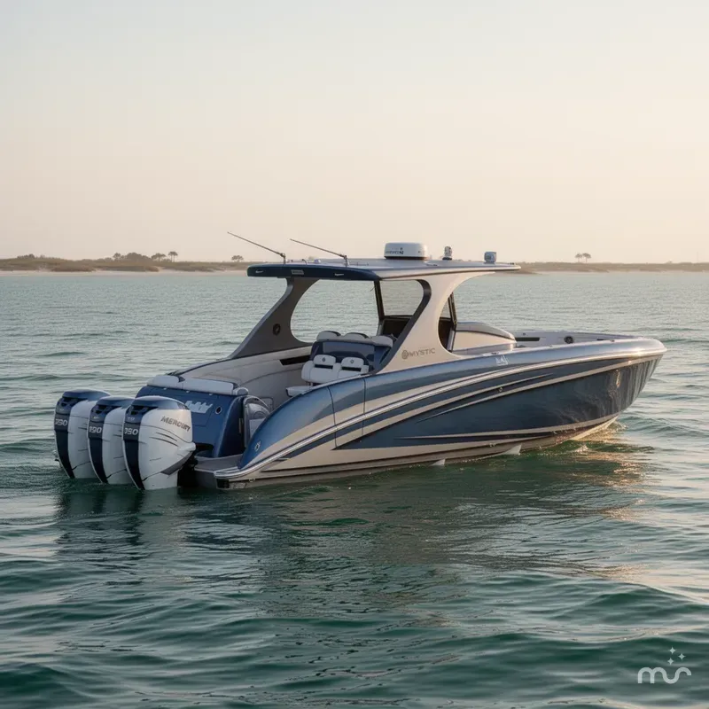 Slide: The Image of Mystic Powerboats M4200 2018 - 0