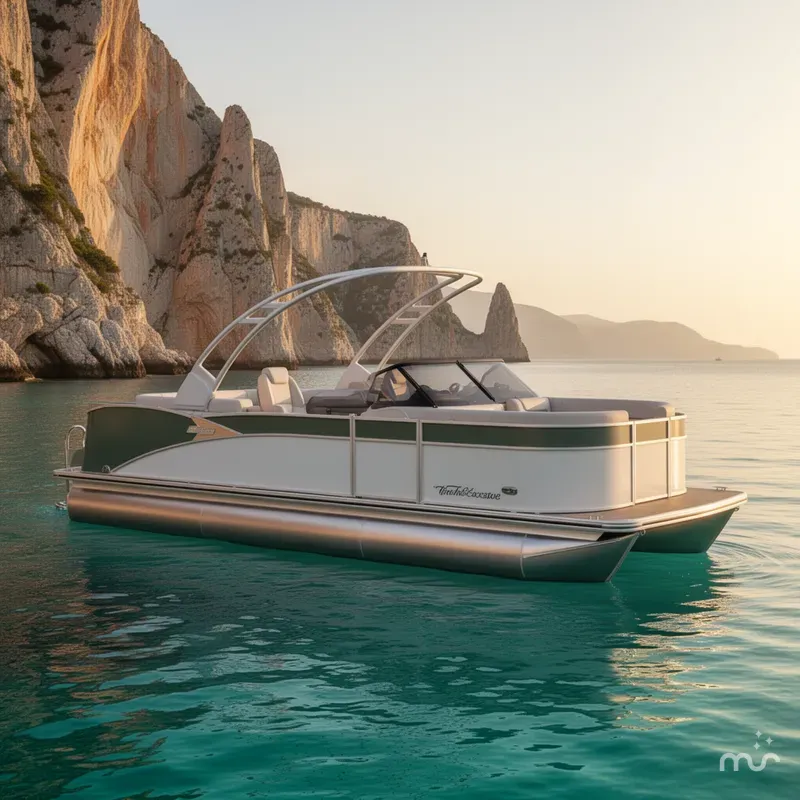The Image of Tahoe Cascade 2585 Quad Lounge Windshield 2025 - 0