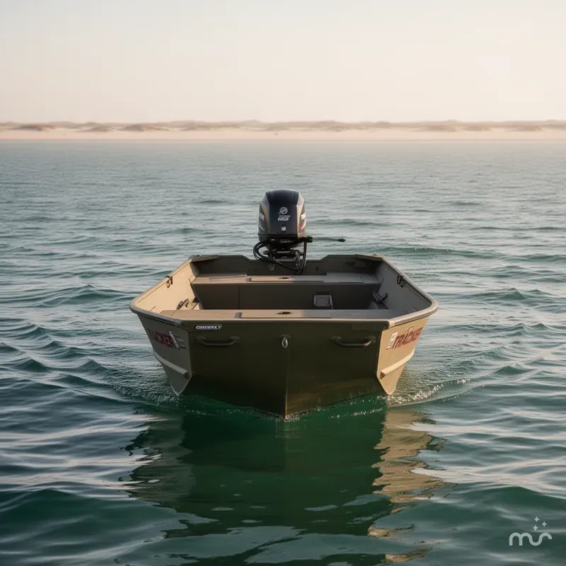 Slide: The Image of Tracker Grizzly 1542 Utility 2025 - 2