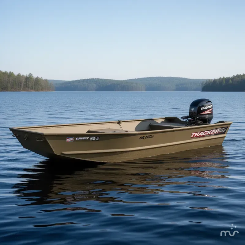 Slide: The Image of Tracker Grizzly 1542 Utility 2025 - 2