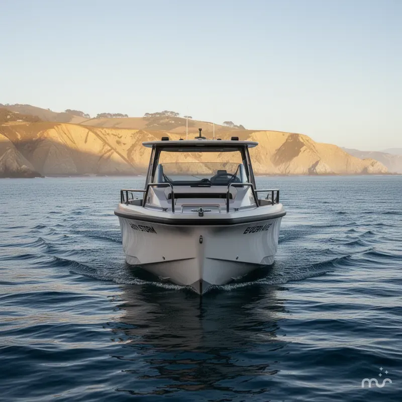Slide: The Image of Axopar AX/E 25 High-Performance Electric Boat with EVOY® STORM engines 2025 - 1