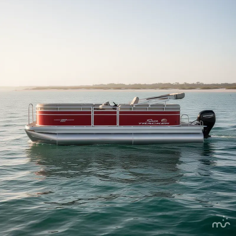 Slide: The Image of Sun Tracker Party Barge 20 DLX 2024 - 0